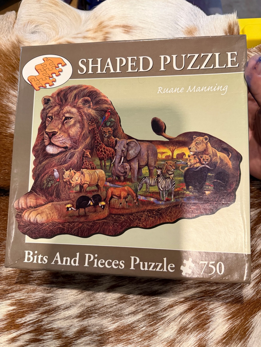 Lion puzzle and squirrel puzzle  deal 2 for 1 piece